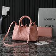 Bagsaaa Bottega Veneta Small Pinacoteca Tote 819004 pink - 24cm - 1