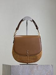 Bagsaaa YSL Mini VOLTAIRE top handle bag in osier 838062 - 22cm - 1