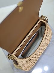 Bagsaaa YSL Mini VOLTAIRE top handle bag in osier 838062 - 22cm - 4