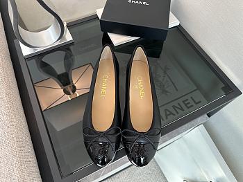 Bagsaaa Chanel Ballet flats Back Lambskin & Patent Calfskin G02819
