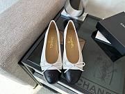 Bagsaaa Chanel Ballet flats White & Back Lambskin - 2