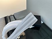 Bagsaaa Chanel G46202 white cotton thongs - 5.5cm - 3