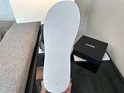 Bagsaaa Chanel G46202 white cotton thongs - 5.5cm - 2