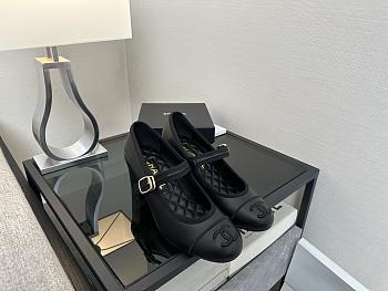 Bagsaaa Chanel Mary Janes G46457 Black Lambskin - 7cm