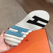 Bagsaaa Hermes Bouncing sneaker white & blue - 4