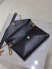 Bagsaaa YSL CASSANDRE chain clutch in lambskin 819271 black - 19cm - 4