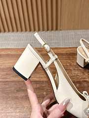 Bagsaaa Valentino Valet Du Roi Kidskin Slingback Pumps 60Mm BUTTER/TOBACCO - 2