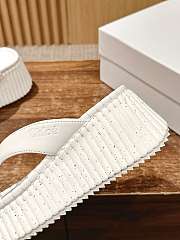 Bagsaaa Chloe Nama wedge slide white 8cm - 3
