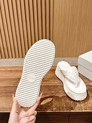 Bagsaaa Chloe Nama wedge slide white 8cm - 2