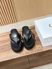 Bagsaaa Chloe Nama wedge slide black 8cm - 1