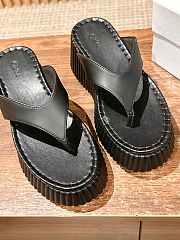 Bagsaaa Chloe Nama wedge slide black 8cm - 4