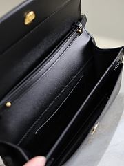 Bagsaaa YSL SUNSET clutch in BOX saint laurent 810997 black - 22cm - 3