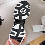 Bagsaaa Chanel Sneakers G46609 White & Black Calfskin & Suede - 4
