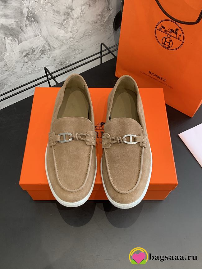 Bagsaaa Hermes Ignacio loafer brown - 1