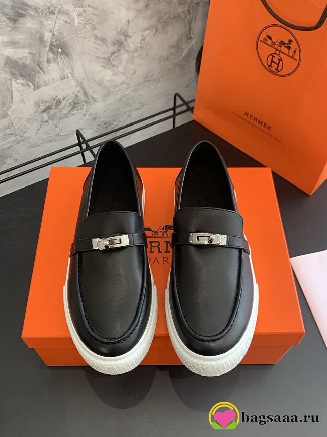 Bagsaaa Hermes Game slip-on sneaker black - 1