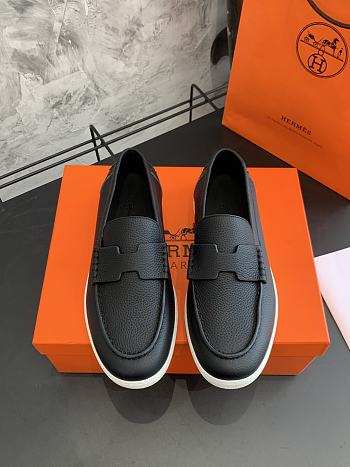 Bagsaaa Hermes Job loafer black