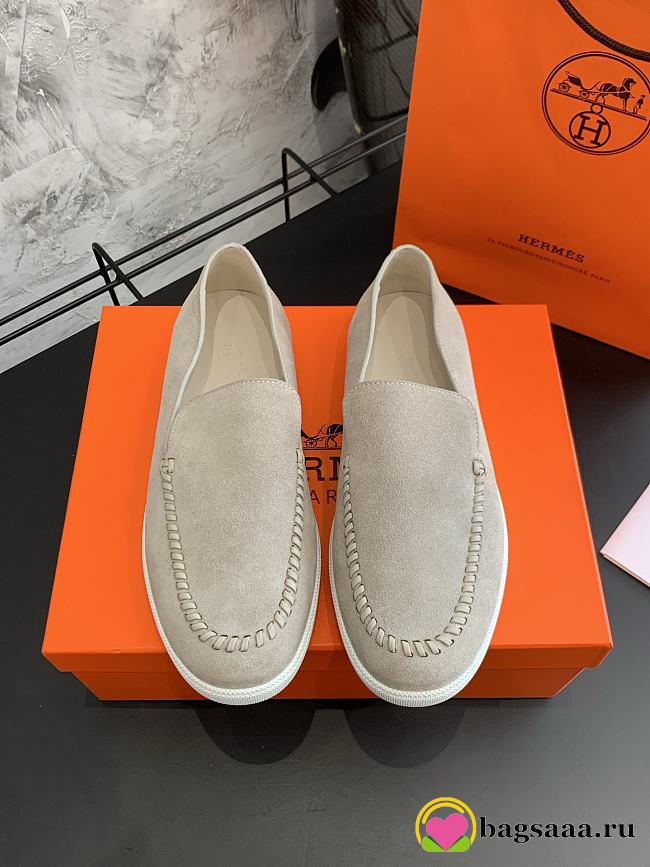Bagsaaa Hermes Julian loafer beige - 1