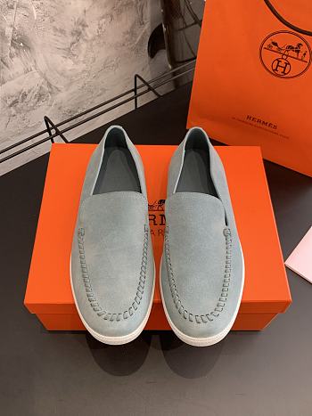 Bagsaaa Hermes Julian loafer gray