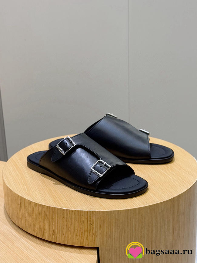 Bagsaaa Dior Alias Sandal Black Smooth Calfskin - 1