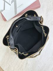 Bagsaaa Chanel Shopping Bag AS5636 Beige & Black Suede - 33cm - 3
