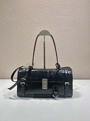 Bagsaaa Prada Medium leather handbag 1BN026 black - 32cm - 1