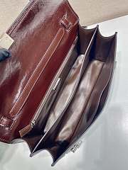 Bagsaaa Prada Medium leather handbag 1BN026 dark brown - 32cm - 4