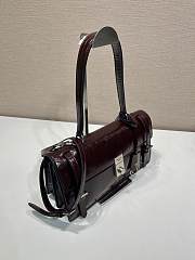 Bagsaaa Prada Medium leather handbag 1BN026 dark brown - 32cm - 3