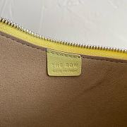 Bagsaaa The Row Yellow Half Moon Leather Shoulder Bag - 21cm - 2