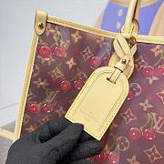 Bagsaaa M14306 LV x TM OnTheGo GM Monogram cherry crystal - 41cm - 3
