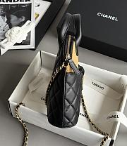 Bagsaaa Chanel Clutch With Chain AP4742 Black & Beige suede - 18cm - 2