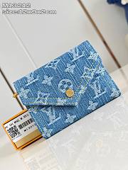 Bagsaaa LV M13212 Victorine Wallet Denim Blue - 12cm - 1