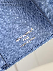 Bagsaaa LV M13212 Victorine Wallet Denim Blue - 12cm - 4