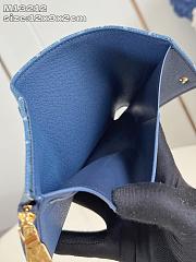 Bagsaaa LV M13212 Victorine Wallet Denim Blue - 12cm - 3