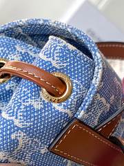 Bagsaaa Backpack Celine Bonnie In Textile With Triomphe All-Over 118702 - 25cm - 4