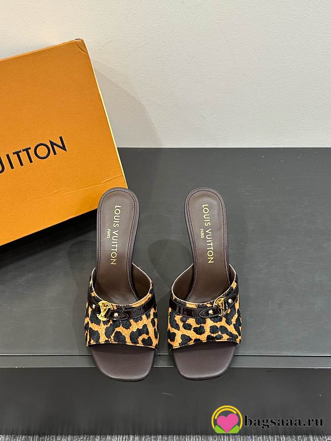 Bagsaaa LV 6AM Mule leopard print - 9cm - 1