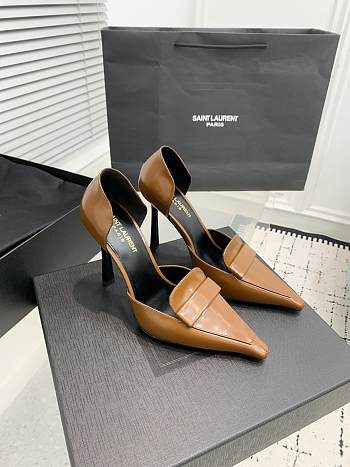 Bagsaaa YSL D'ORSAY pumps in smooth leather 799641 brown - 11cm