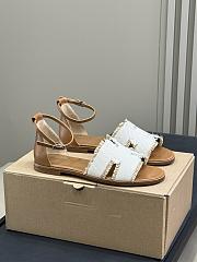 Bagsaaa Hermes Santorini sandal beige / naturel - 1