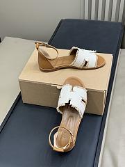 Bagsaaa Hermes Santorini sandal beige / naturel - 2