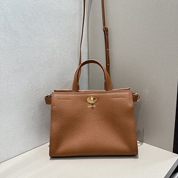 Bagsaaa Burberry Mini Cotswolds Tote brown - 24.5cm