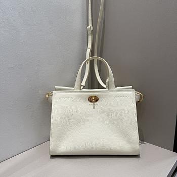 Bagsaaa Burberry Mini Cotswolds Tote white - 24.5cm