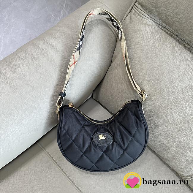 Bagsaaa Burberry Horseshoe Crossbody Bag black - 23.5cm - 1