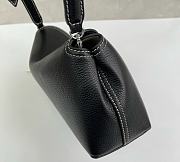Bagsaaa Toteme T-Lock grained-leather clutch black - 26cm - 3