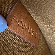 Bagsaaa Celine Folco Shoulder Bag In Triomphe Canvas And Calfskin 122652 - 20cm - 4