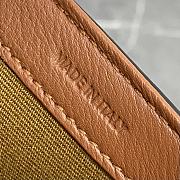 Bagsaaa Celine Folco Shoulder Bag In Triomphe Canvas And Calfskin 122652 - 20cm - 3