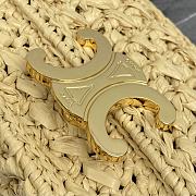 Bagsaaa Teen Celine Lola In Raffia Effect Textile 119862 - 20cm - 4