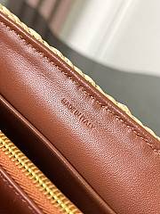 Bagsaaa Celine Teen Nino Bag In Raffia and calfskin 119672 - 20.5cm - 3