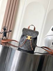 Bagsaaa Backpack Celine Bonnie In Triomphe Canvas And Calfskin 118702 - 25cm - 1