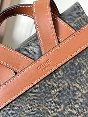 Bagsaaa Backpack Celine Bonnie In Triomphe Canvas And Calfskin 118702 - 25cm - 2