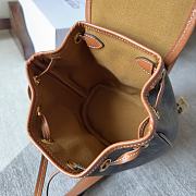 Bagsaaa Celine Mini Backpack Folco In Triomphe Canvas And Calfskin 197662 - 20cm - 4