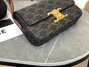 Bagsaaa Celine Shoulder Bag Claude In Triomphe Canvas And Calfskin 194142 - 20.5cm - 2